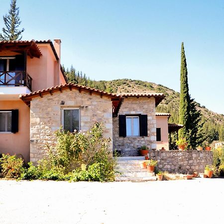 Aesthetic Delight - Stone Villa In Mystras Luaran gambar