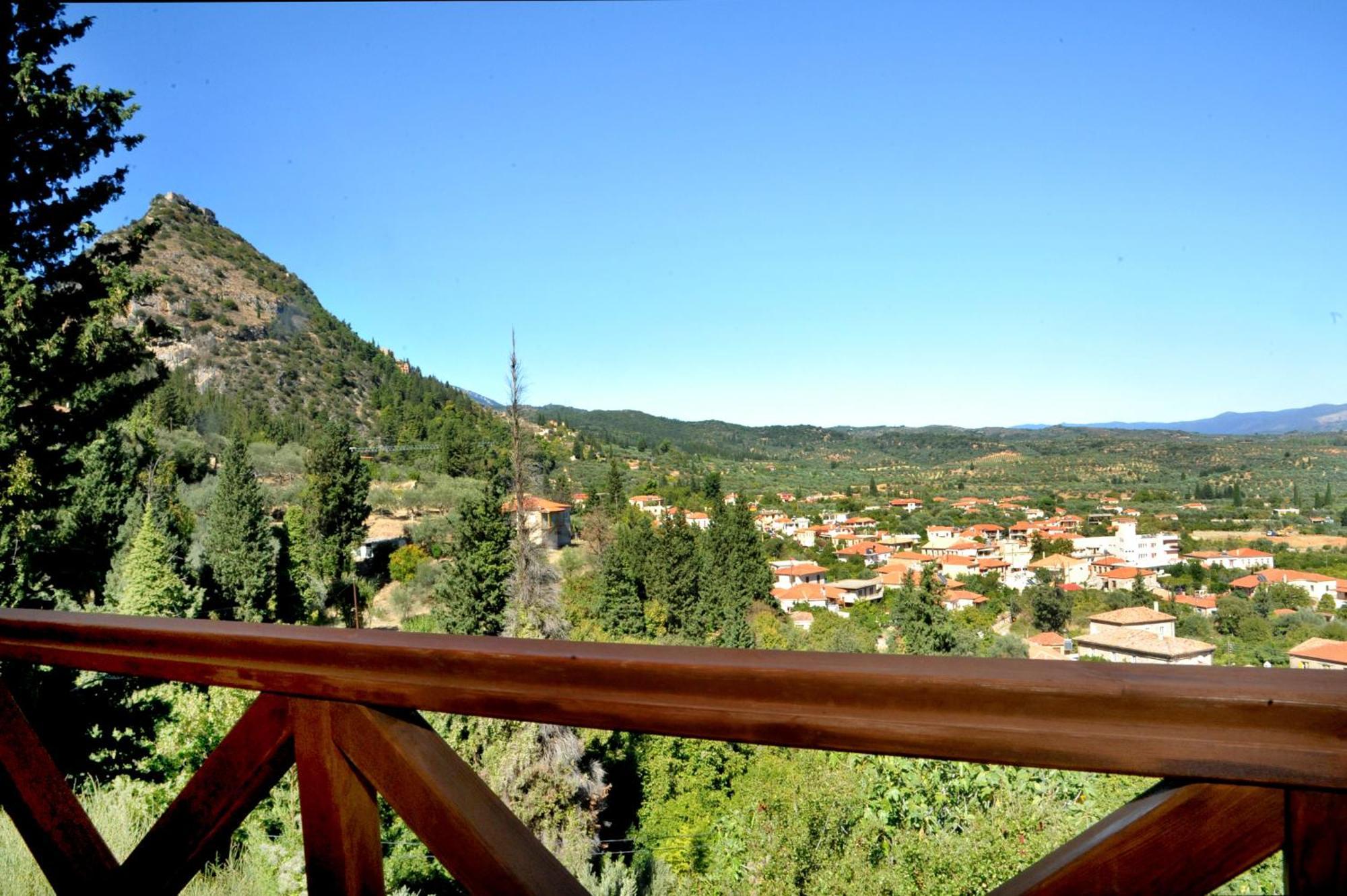 Aesthetic Delight - Stone Villa In Mystras Luaran gambar